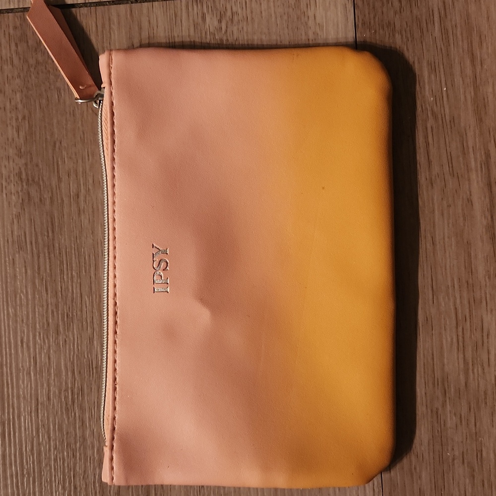 Ipsy Sunset Travel Makeup Bag